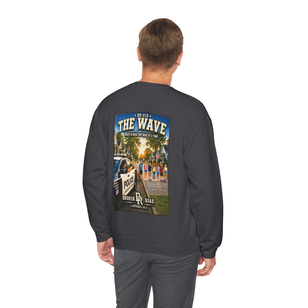 The Wave™ | Heavy Blend Crewneck Sweatshirt | Broken Road Apparel Co.