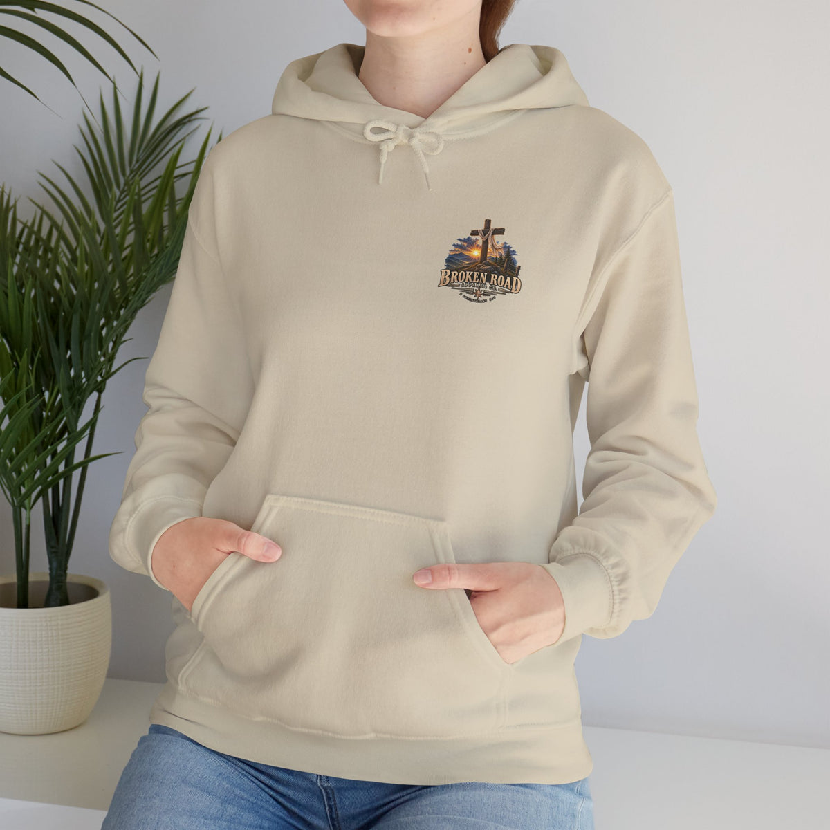 Walk By Faith™ - The Narrow Road Collection | Heavy Blend Hoodie | Broken Road Apparel Co.