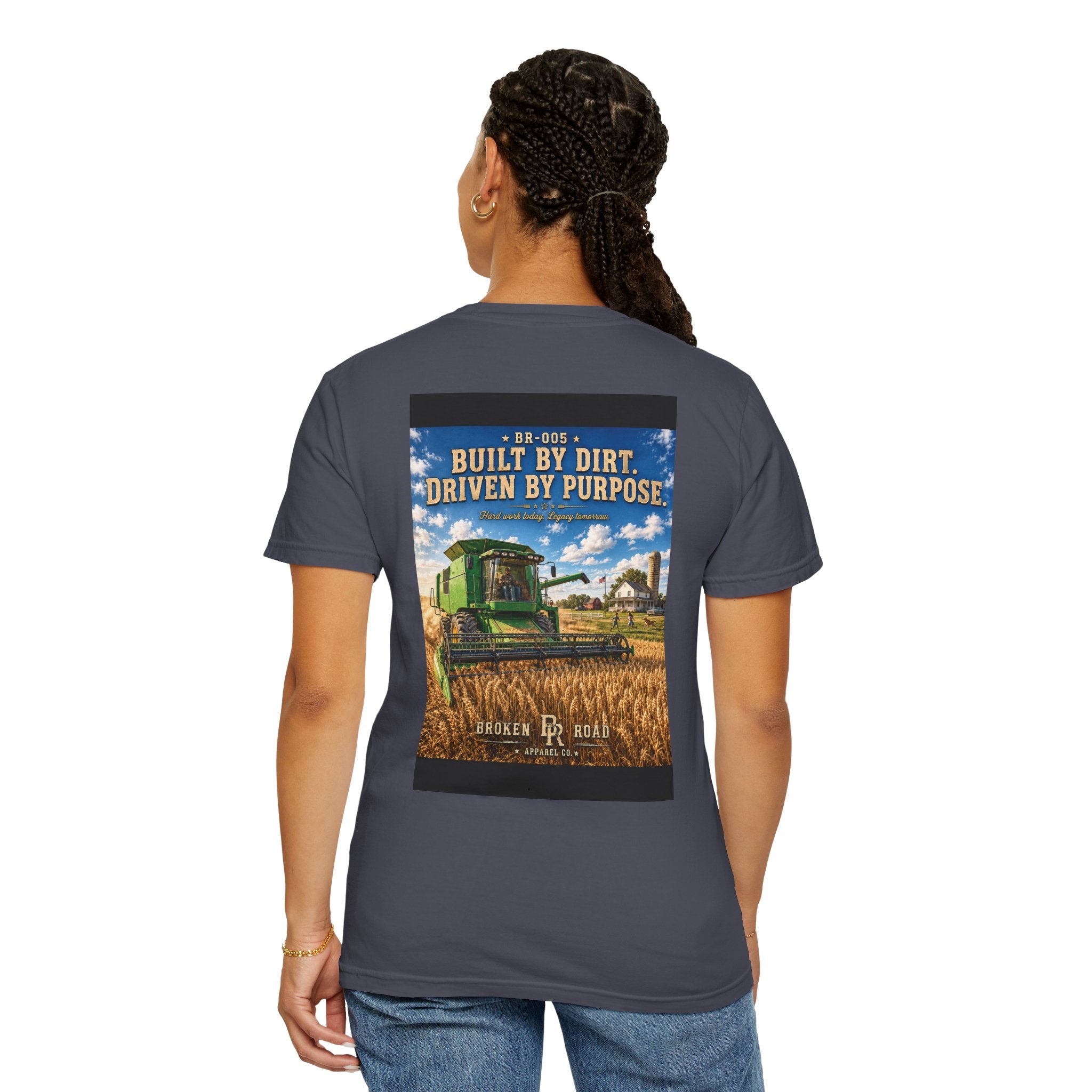 Built By Dirt™ | Premium Garment-Dyed T-Shirt | Broken Road Apparel Co.
