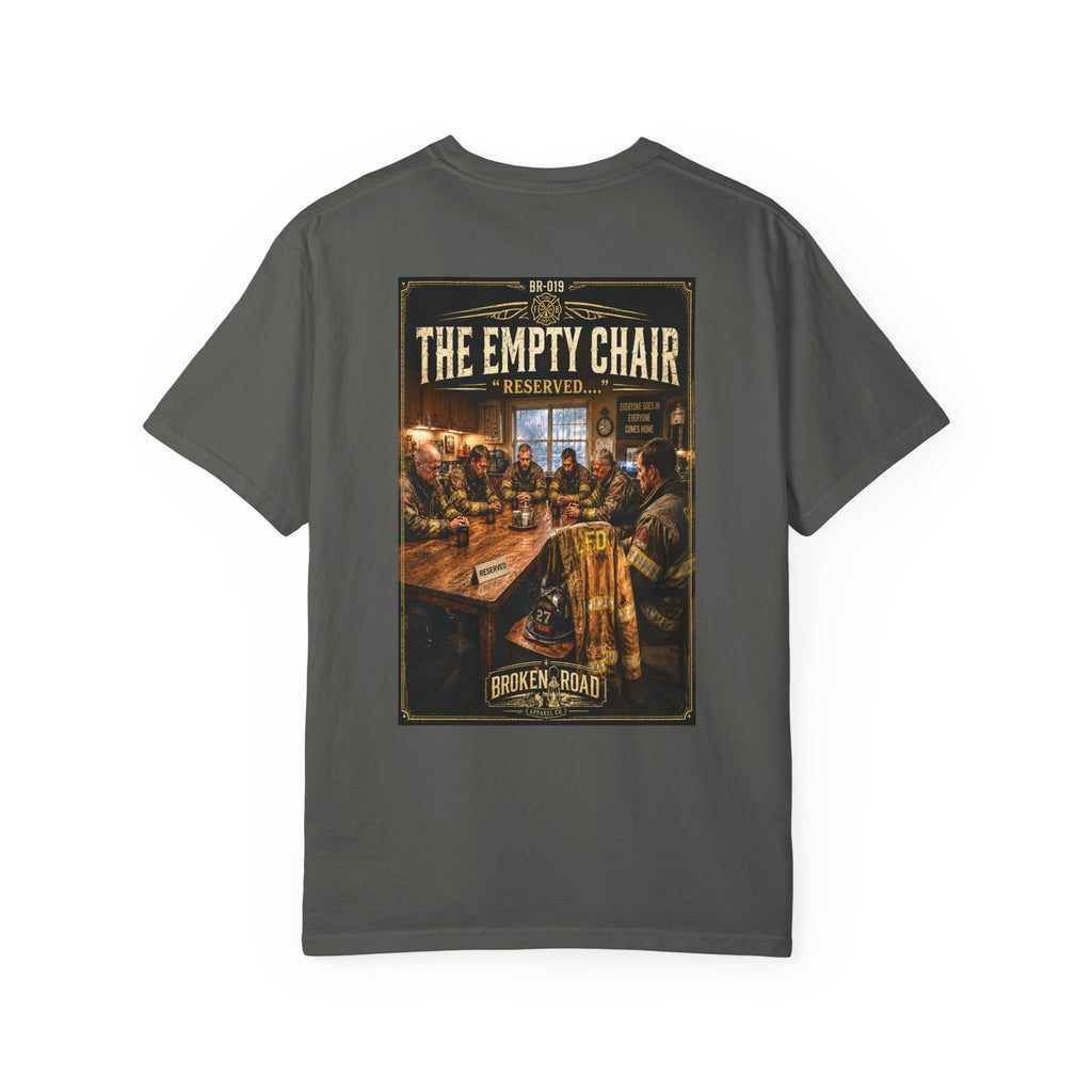 The Empty Chair™ | Premium Garment-Dyed T-Shirt | Broken Road Apparel Co.
