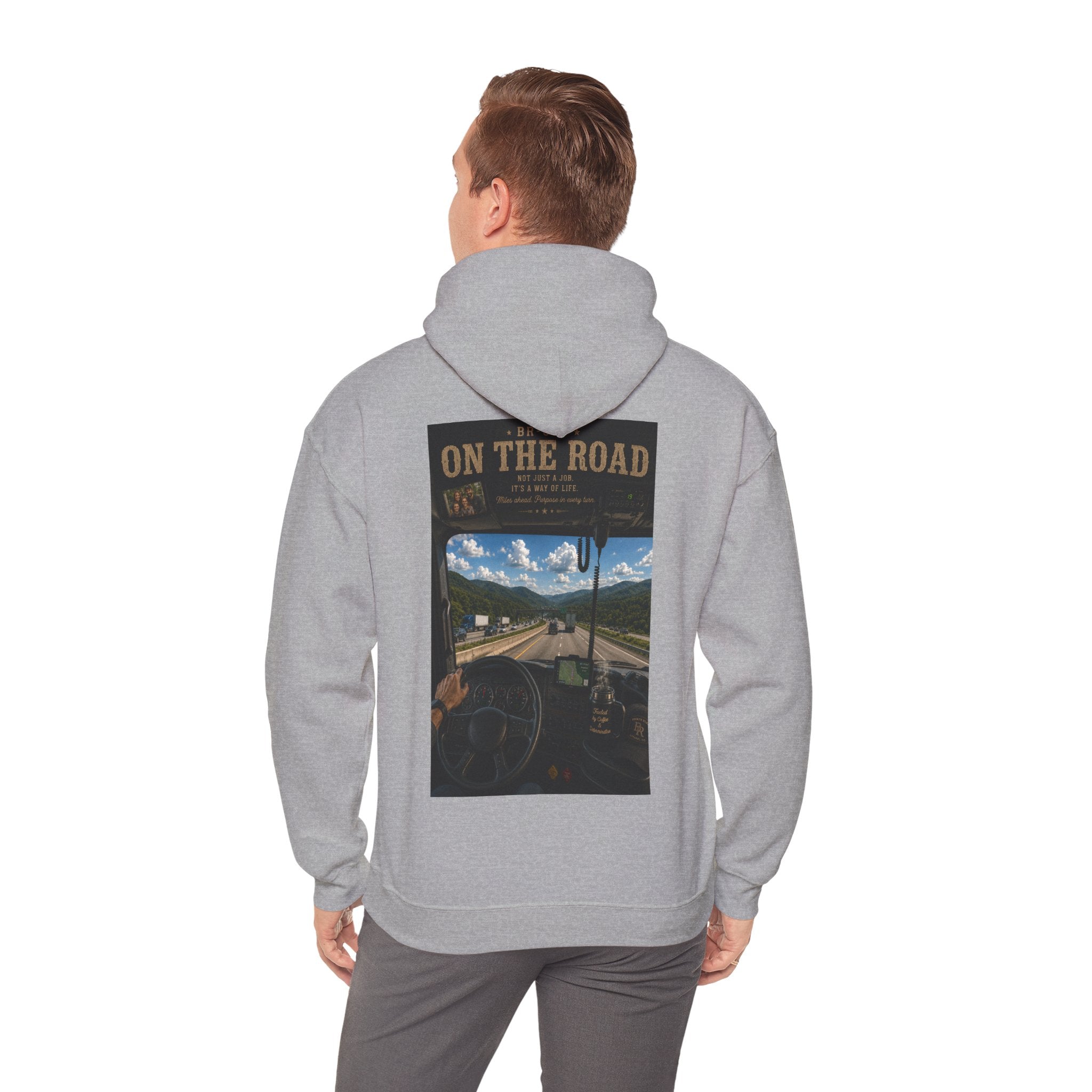 On The Road™ | Heavy Blend Hoodie | Broken Road Apparel Co.