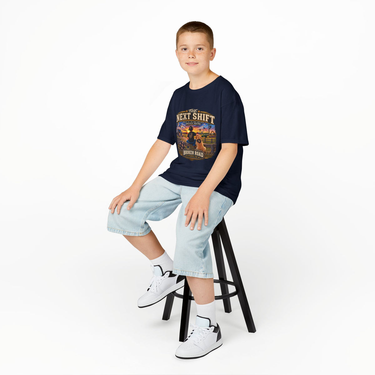 The Next Shift™ Male Kids Graphic Tee | Broken Road Apparel Co.