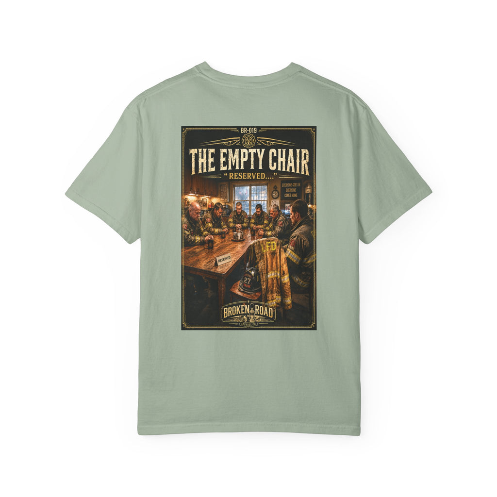 The Empty Chair™ | Premium Garment-Dyed T-Shirt | Broken Road Apparel Co.