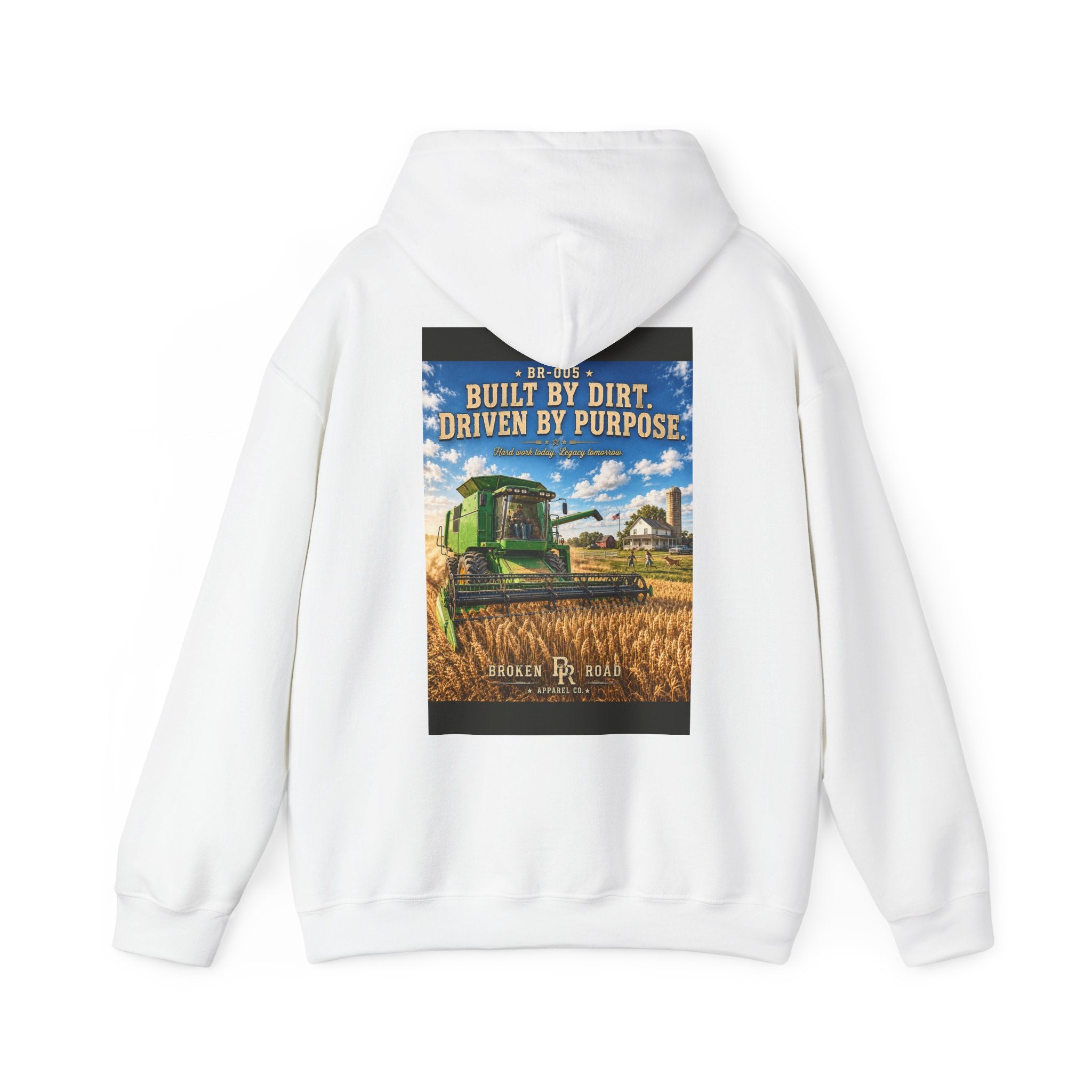 Built By Dirt™ | Heavy Blend Hoodie | Broken Road Apparel Co.