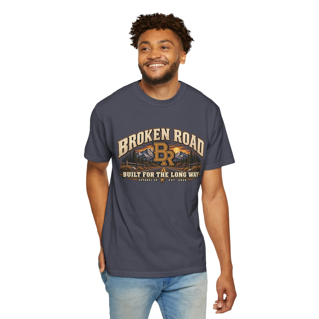 Built for the Long Way — Broken Road Gear | Premium Garment-Dyed T-Shirt | Broken Road Apparel Co.