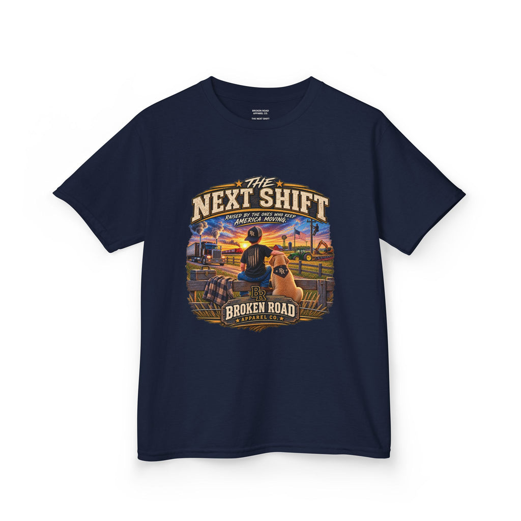 The Next Shift™ Male Kids Graphic Tee | Broken Road Apparel Co.