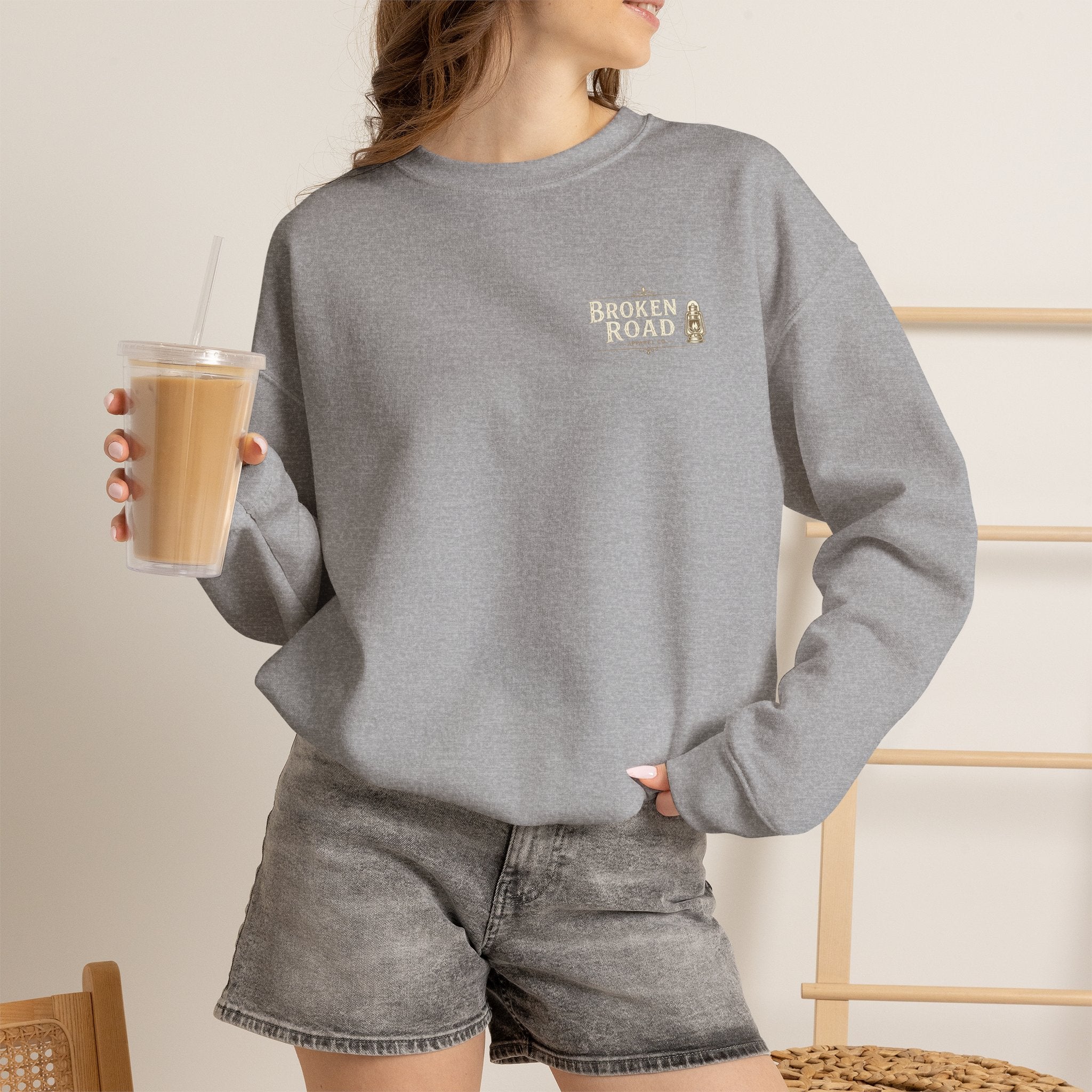 Before The First Hammer™ | Heavy Blend Crewneck Sweatshirt | Broken Road Apparel Co.