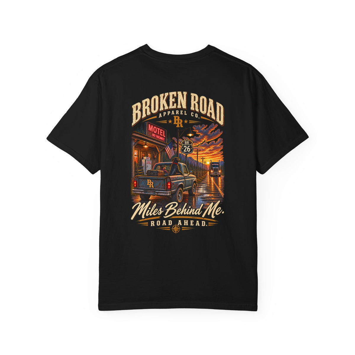 Miles Behind Me. Road Ahead. T-Shirt | Broken Road Apparel Co. – Broken Road Tee