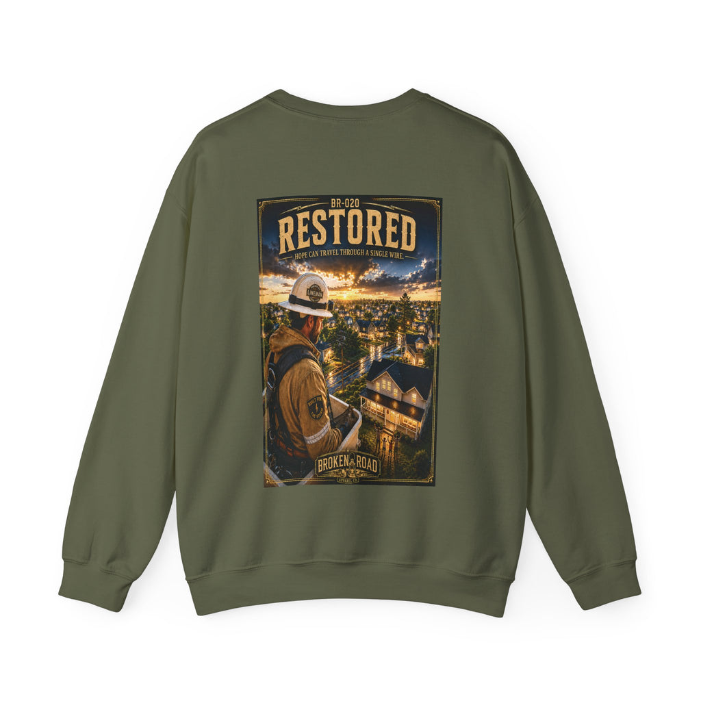 Restored™ | Heavy Blend Crewneck Sweatshirt | Broken Road Apparel Co.
