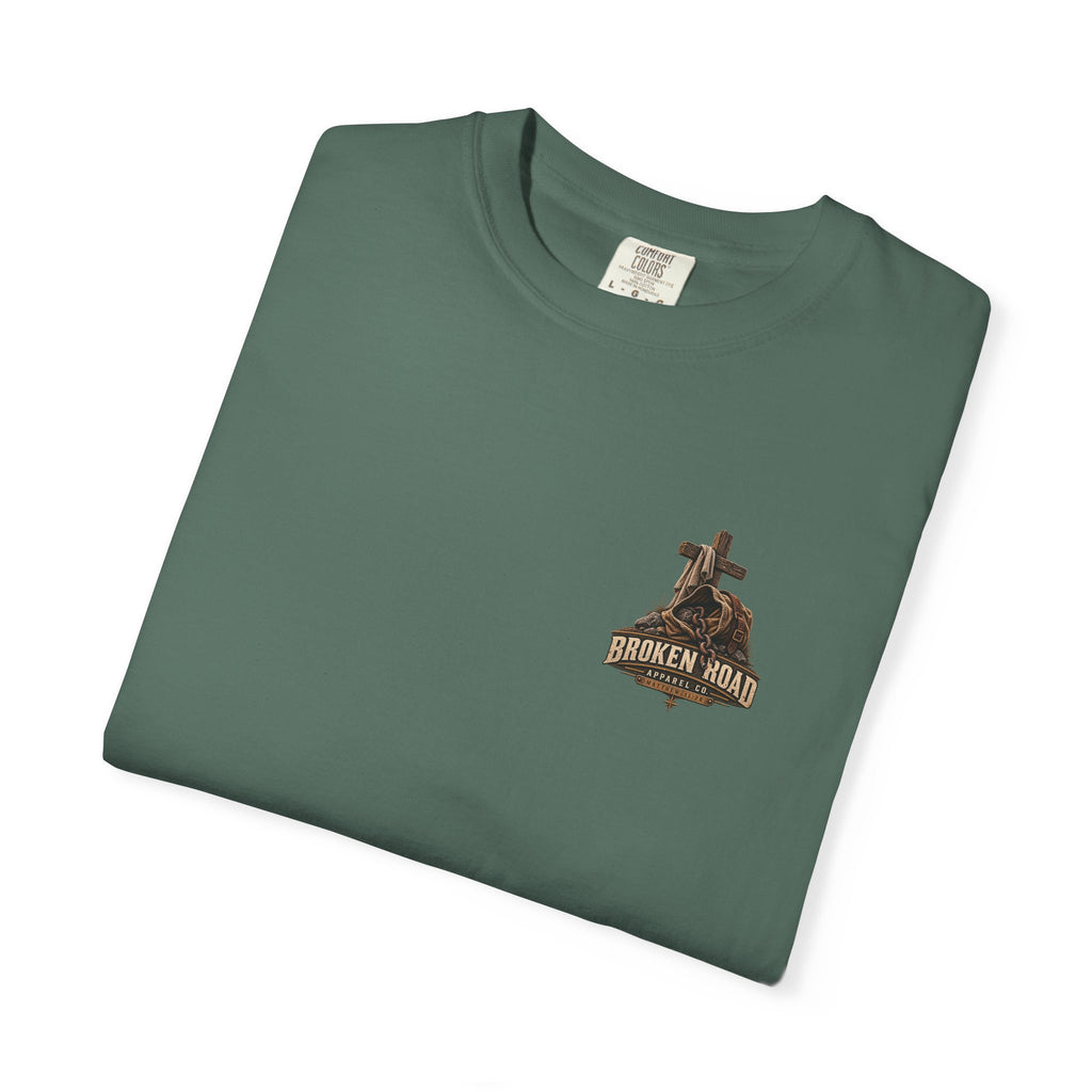 The Weight I Don't Carry™ - The Narrow Road Collection | Premium Garment-Dyed T-Shirt | Broken Road Apparel Co.