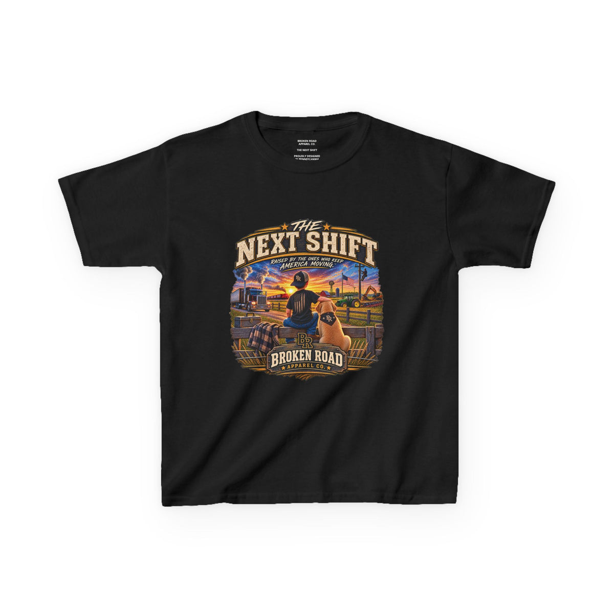 The Next Shift™ Male Kids Graphic Tee | Broken Road Apparel Co.