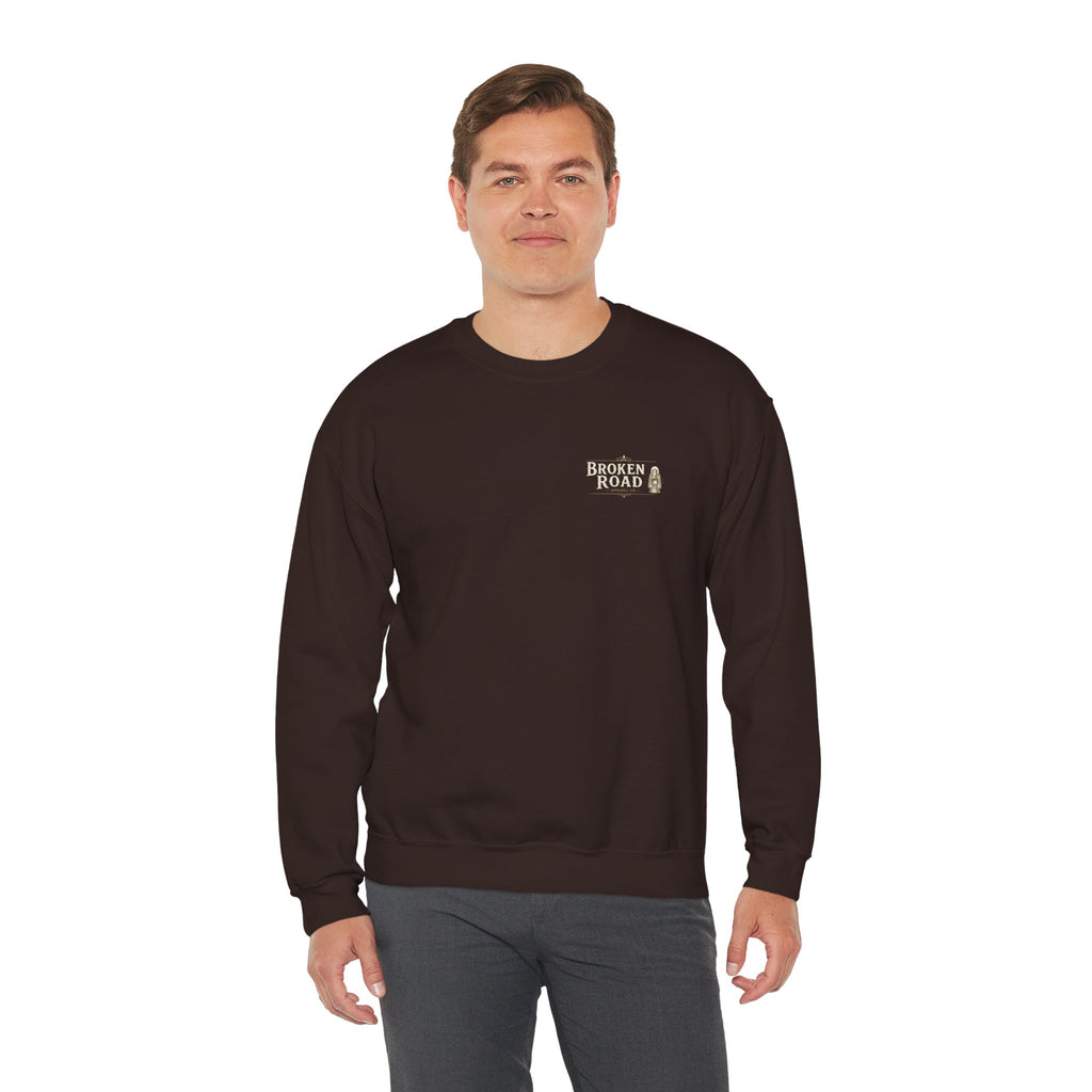 Finally Home™ | Heavy Blend Crewneck Sweatshirt | Broken Road Apparel Co.