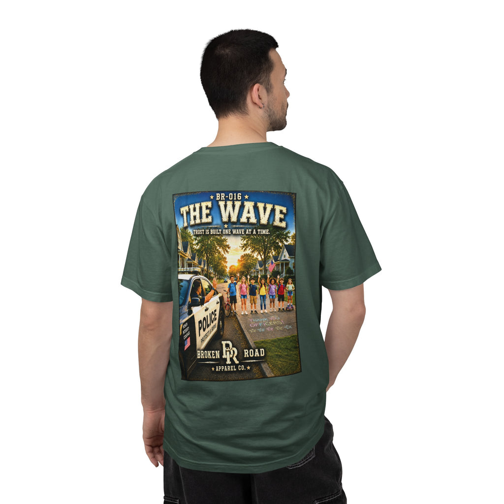 The Wave™ | Premium Garment-Dyed T-Shirt | Broken Road Apparel Co.