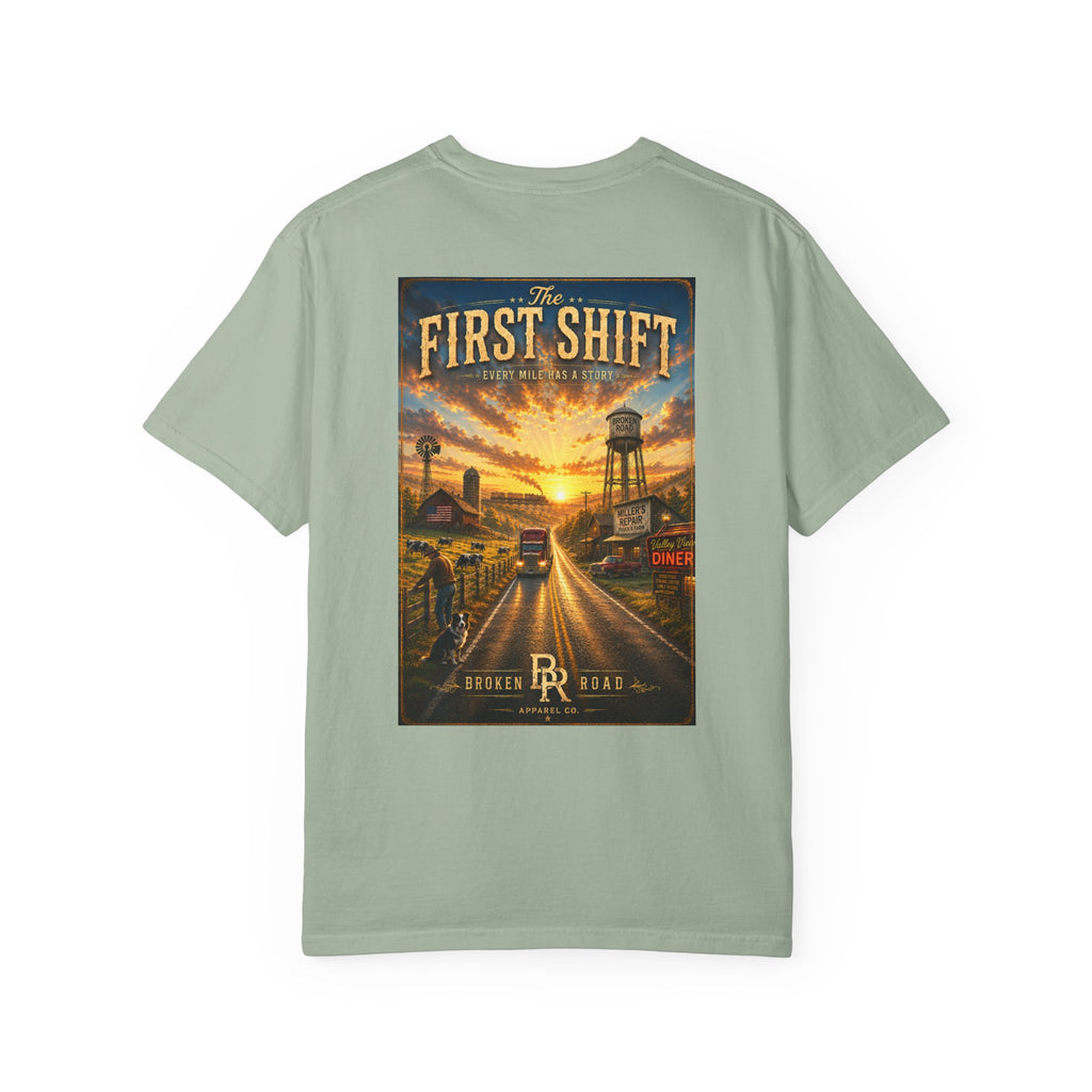 The First Shift™ | Premium Garment-Dyed T-Shirt