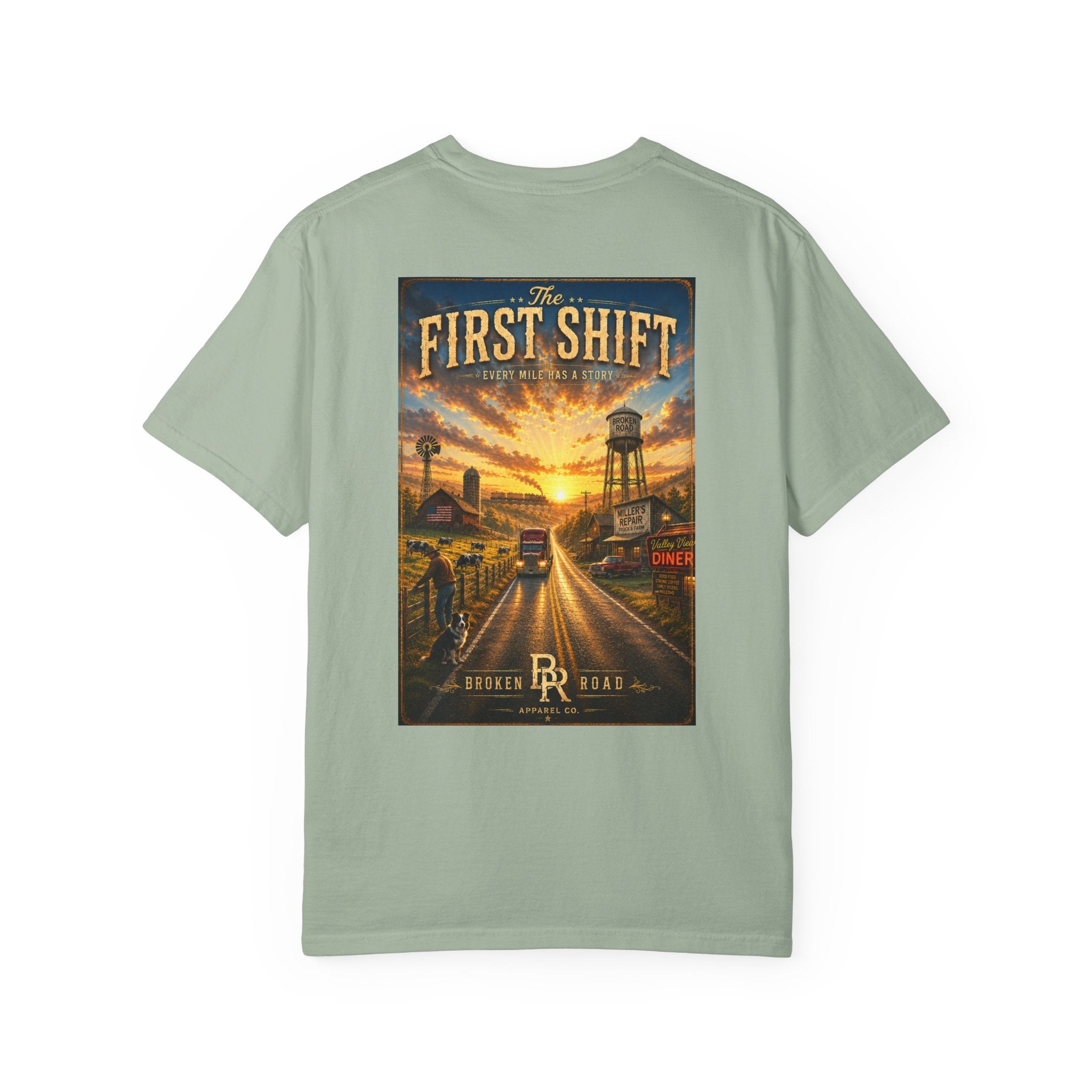 The First Shift™ | Premium Garment-Dyed T-Shirt