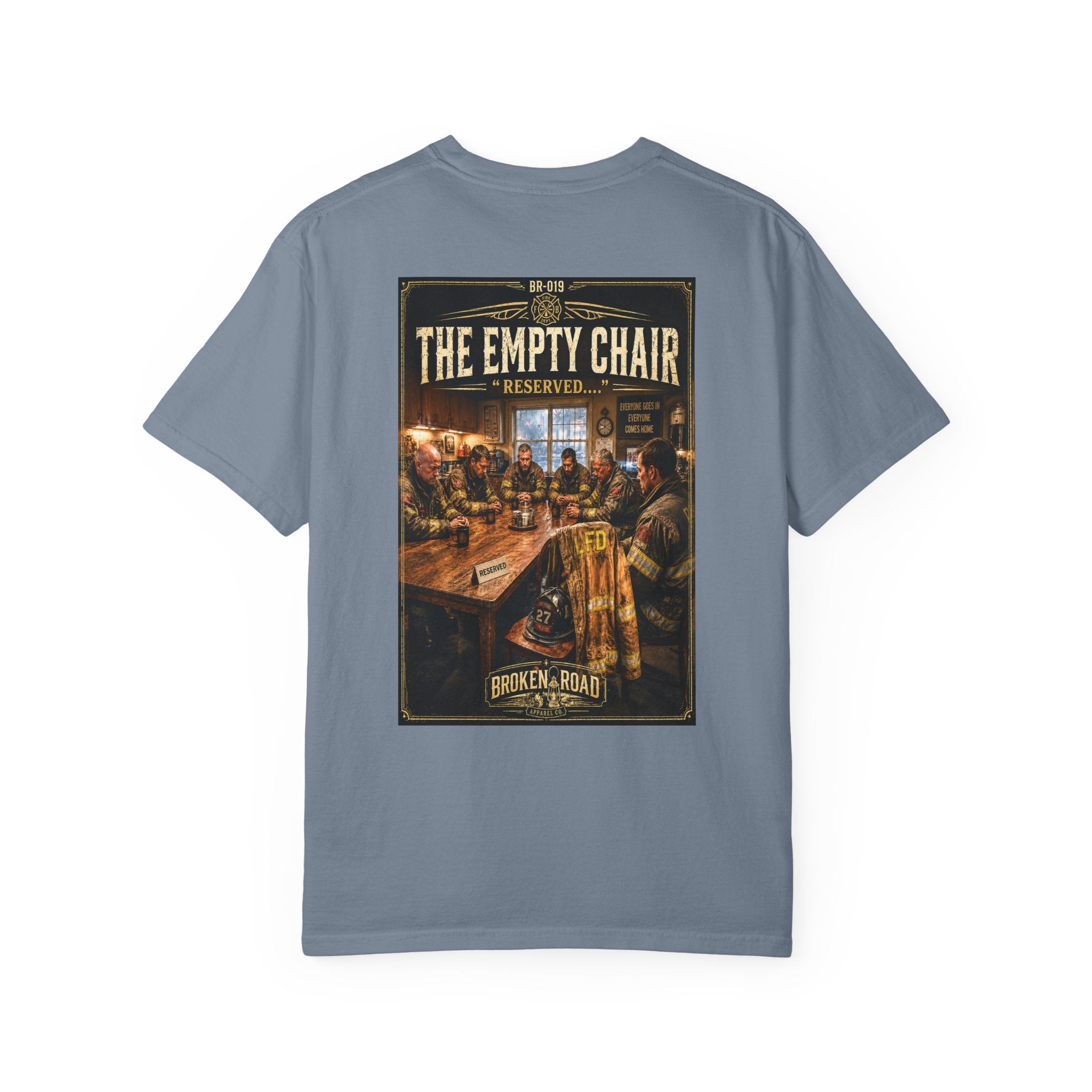 The Empty Chair™ | Premium Garment-Dyed T-Shirt | Broken Road Apparel Co.