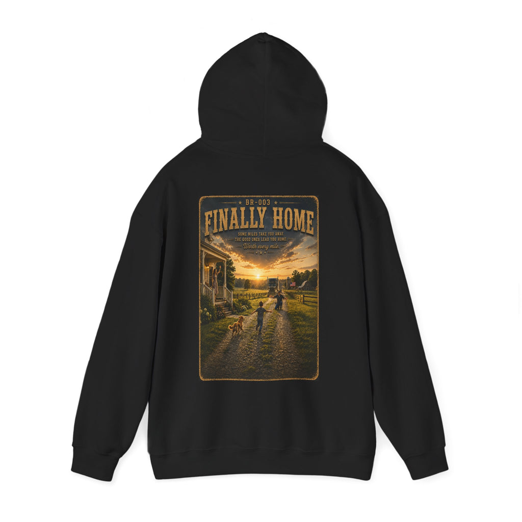 Finally Home™ | Heavy Blend Hoodie | Broken Road Apparel Co.