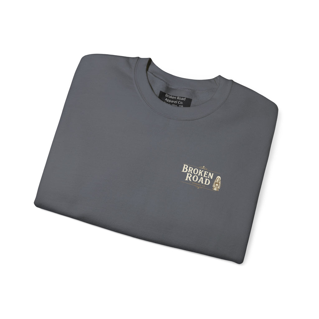 The Empty Chair™ | Heavy Blend Crewneck Sweatshirt | Broken Road Apparel Co.