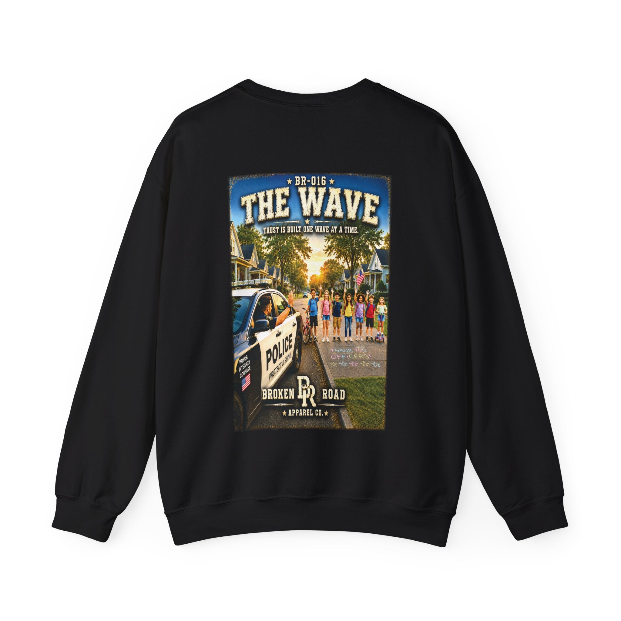 The Wave™ | Heavy Blend Crewneck Sweatshirt | Broken Road Apparel Co.