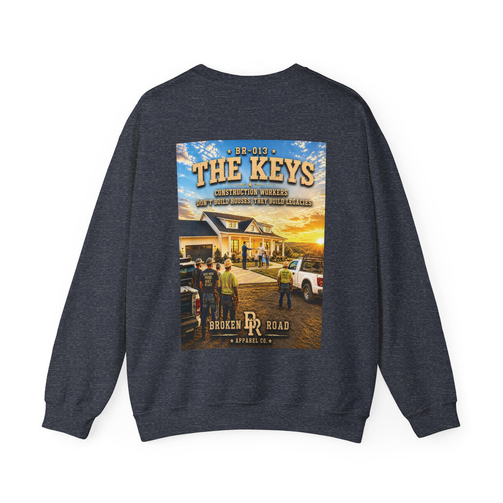 The Keys™ | Heavy Blend Crewneck Sweatshirt | Broken Road Apparel Co.