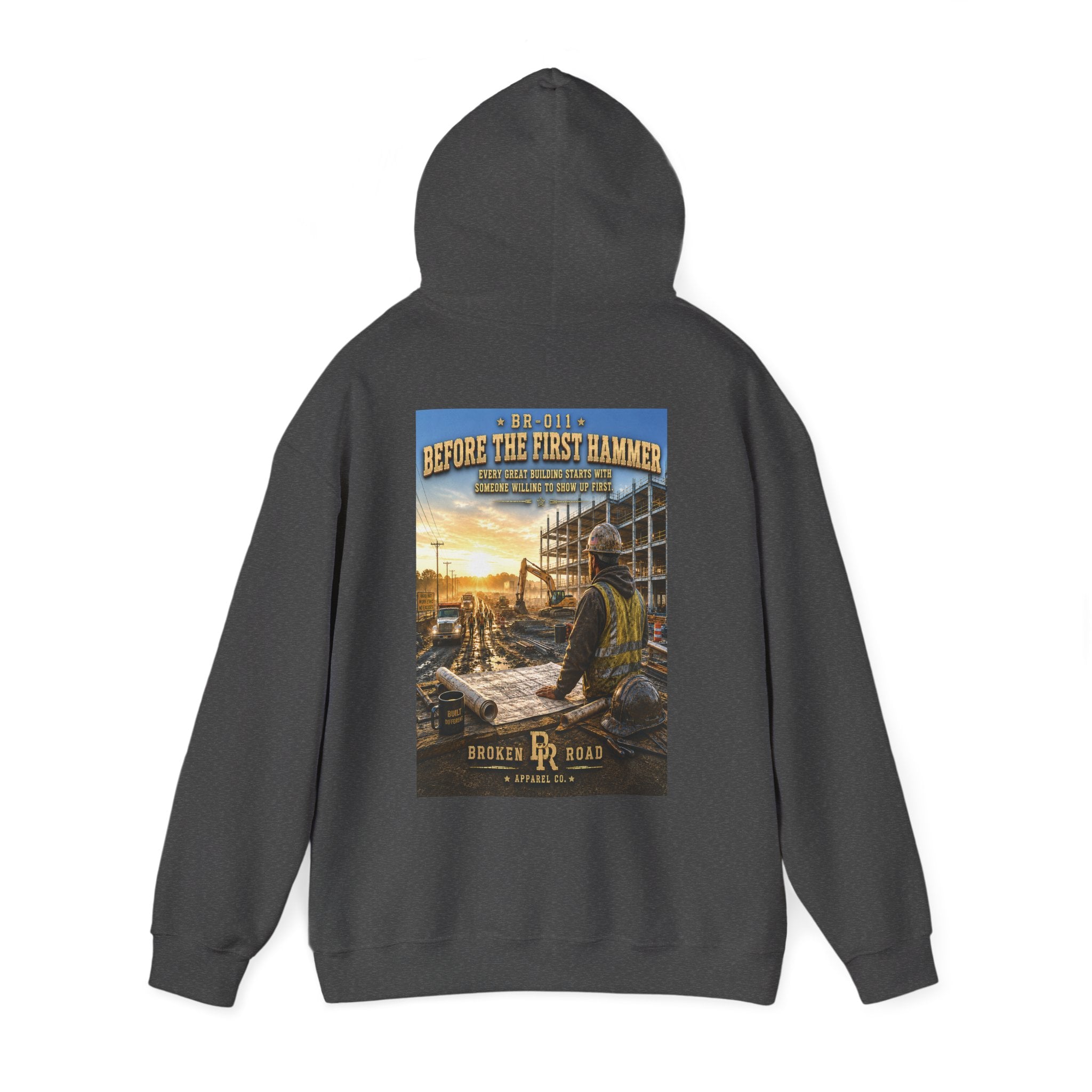 Before The First Hammer™ | Heavy Blend Hoodie | Broken Road Apparel Co.