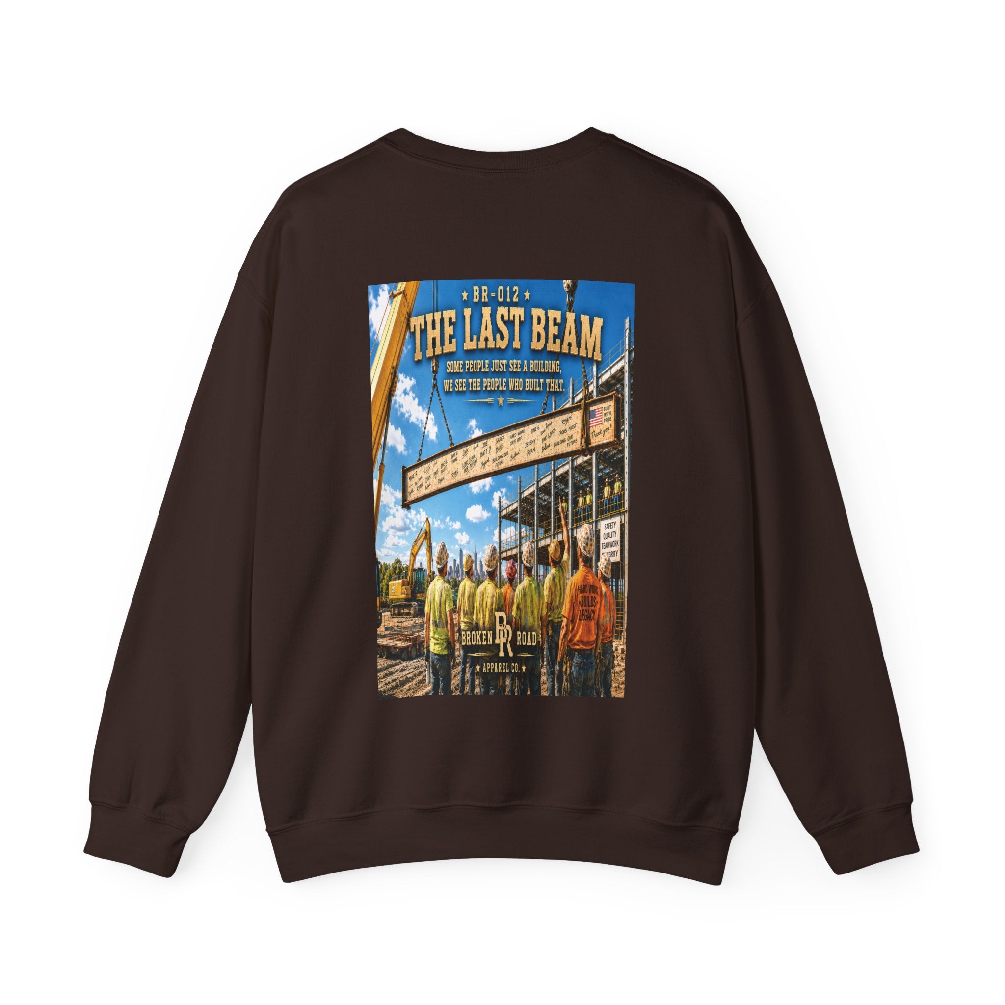 The Last Beam™ | Heavy Blend Crewneck Sweatshirt | Broken Road Apparel Co.