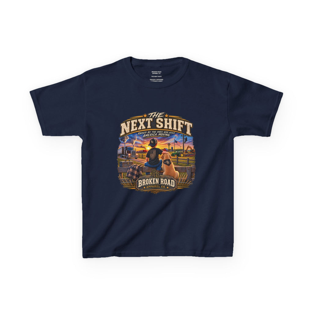 The Next Shift™ Male Kids Graphic Tee | Broken Road Apparel Co.