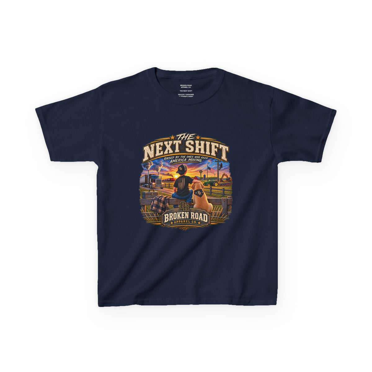 The Next Shift™ Male Kids Graphic Tee | Broken Road Apparel Co.