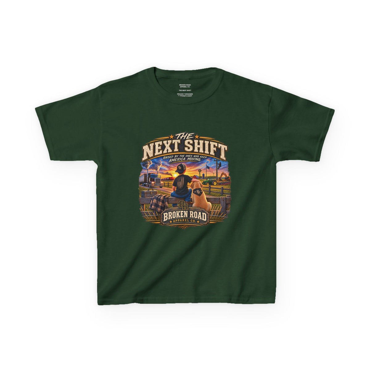 The Next Shift™ Male Kids Graphic Tee | Broken Road Apparel Co.