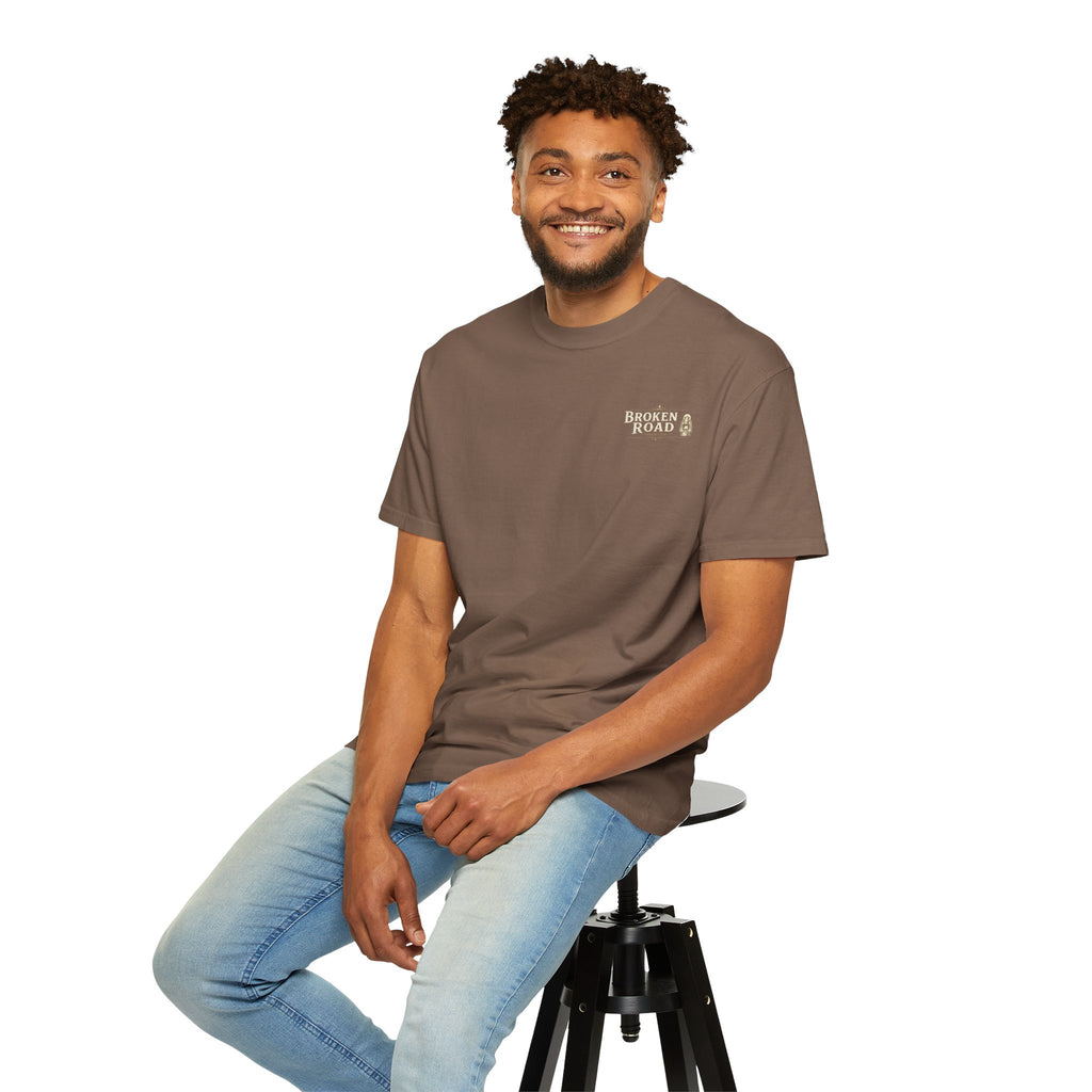 Worth Staying Late™ | Premium Garment-Dyed T-Shirt | Broken Road Apparel Co.