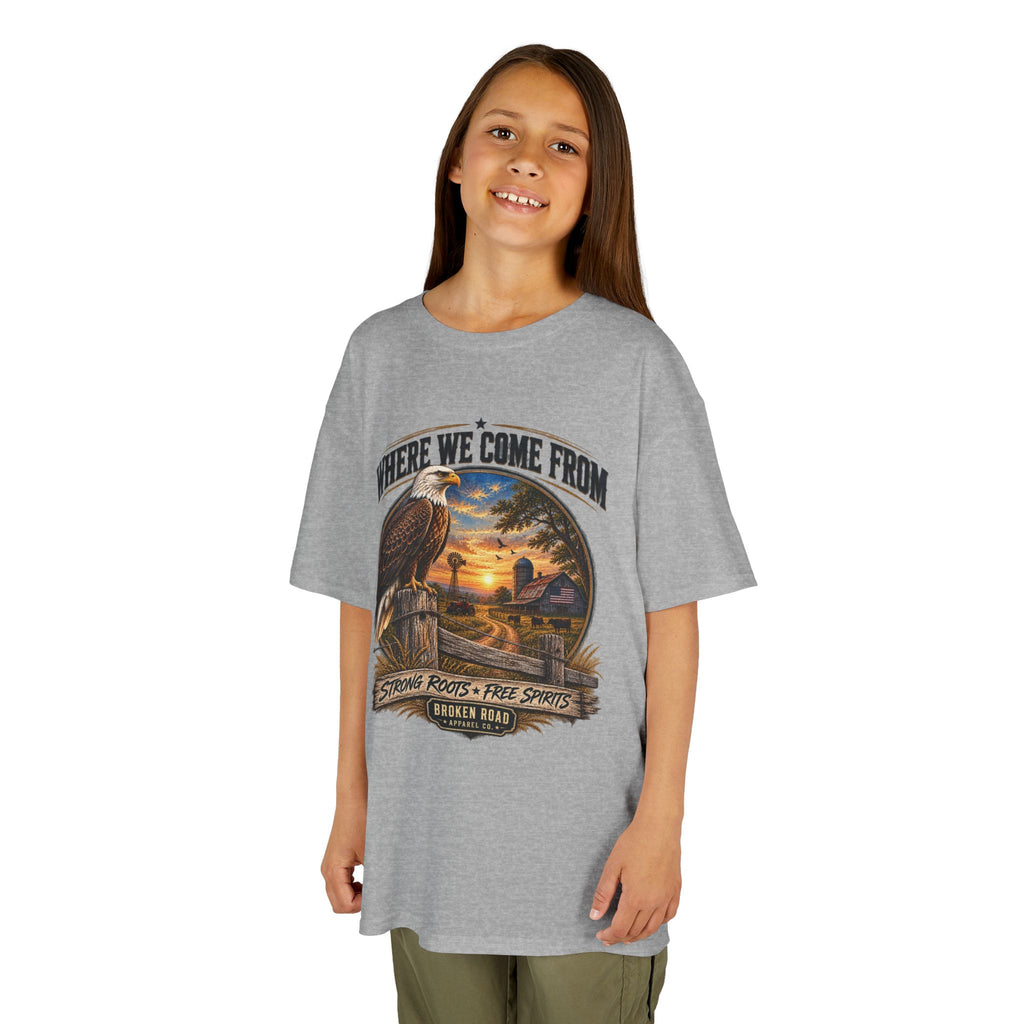 Where We Come From – Kids Graphic Tee | Broken Road Apparel Co.