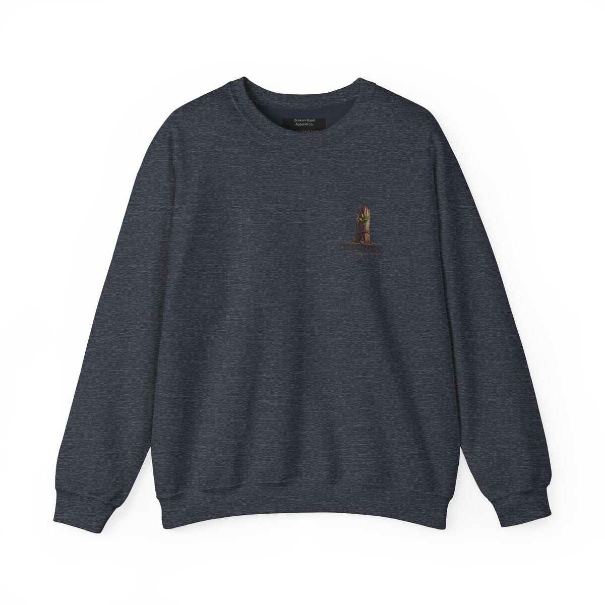 The Fire Didn't Take Me™ - The Narrow Road Collection | Heavy Blend Crewneck Sweatshirt | Broken Road Apparel Co.