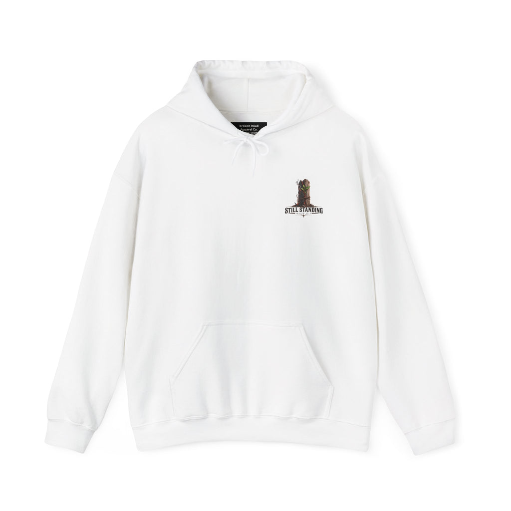 The Fire Didn't Take Me™ - The Narrow Road Collection | Heavy Blend Hoodie | Broken Road Apparel Co.