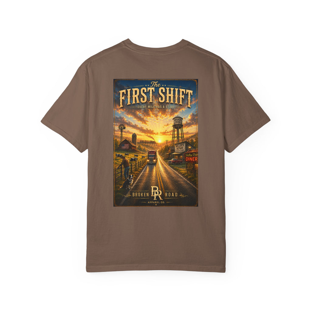 The First Shift™ | Premium Garment-Dyed T-Shirt