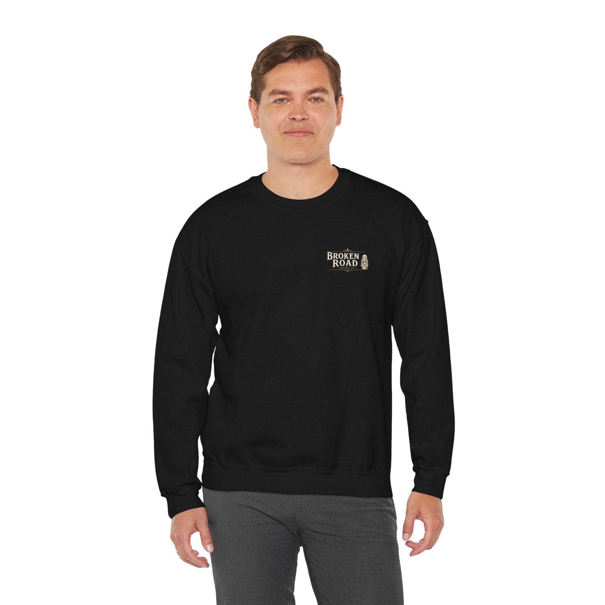 The Last Pass™ | Heavy Blend Crewneck Sweatshirt | Broken Road Apparel Co.