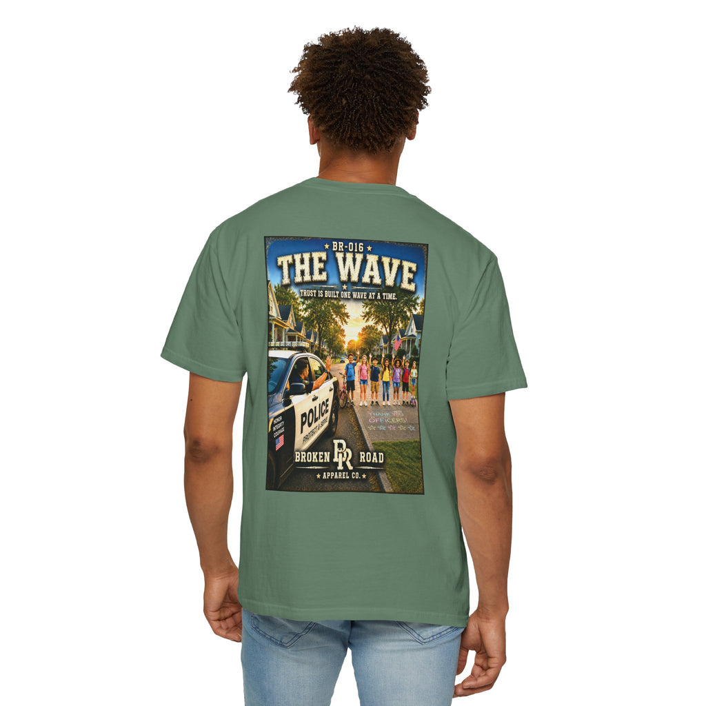 The Wave™ | Premium Garment-Dyed T-Shirt | Broken Road Apparel Co.