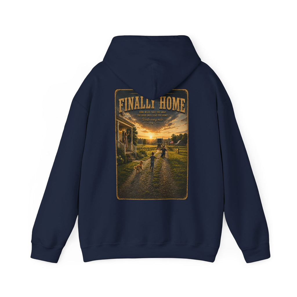 Finally Home™ | Heavy Blend Hoodie | Broken Road Apparel Co.