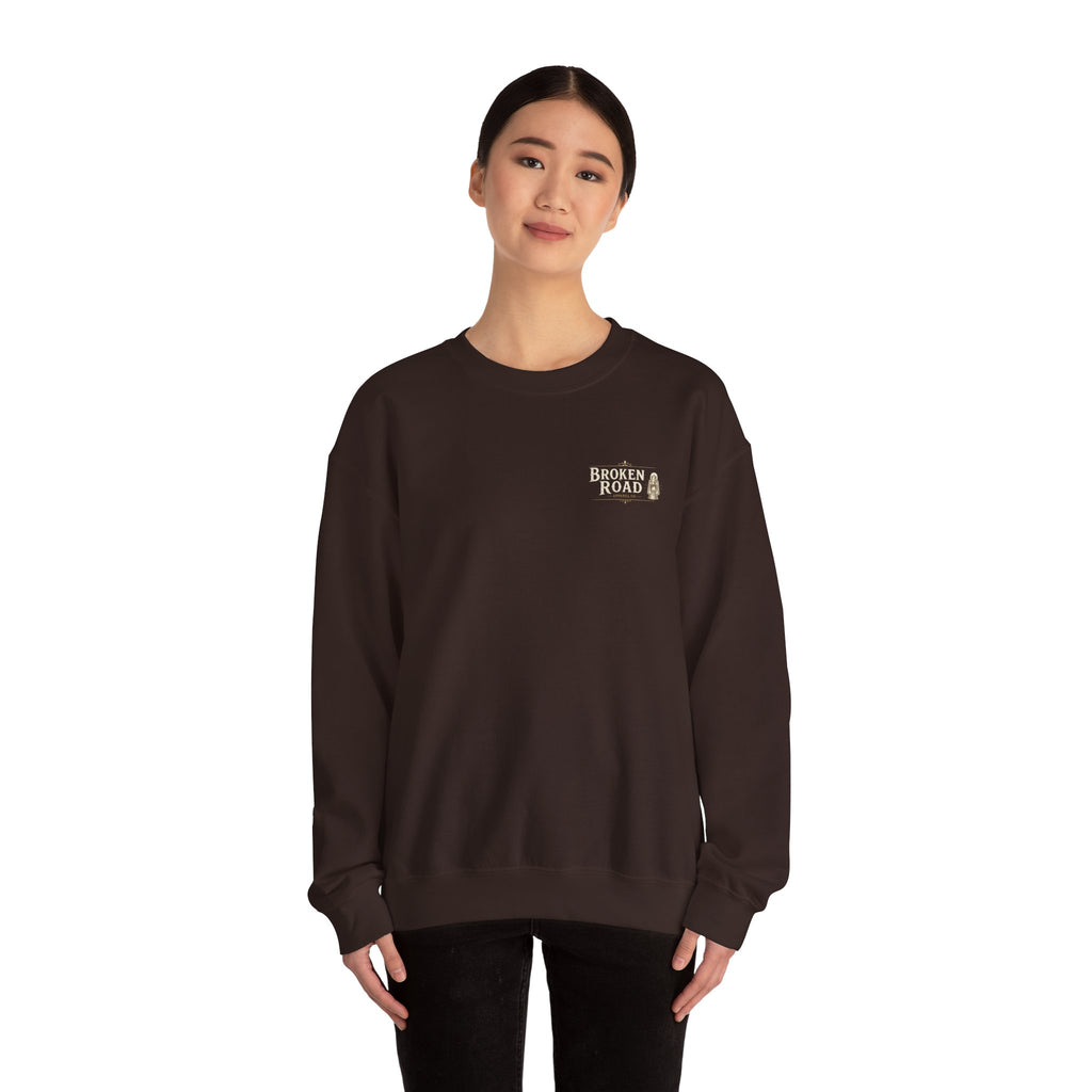 The Empty Chair™ | Heavy Blend Crewneck Sweatshirt | Broken Road Apparel Co.