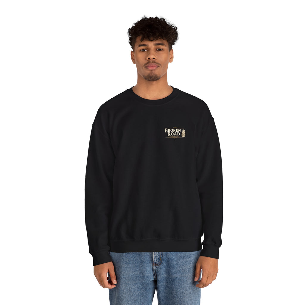 Finally Home™ | Heavy Blend Crewneck Sweatshirt | Broken Road Apparel Co.