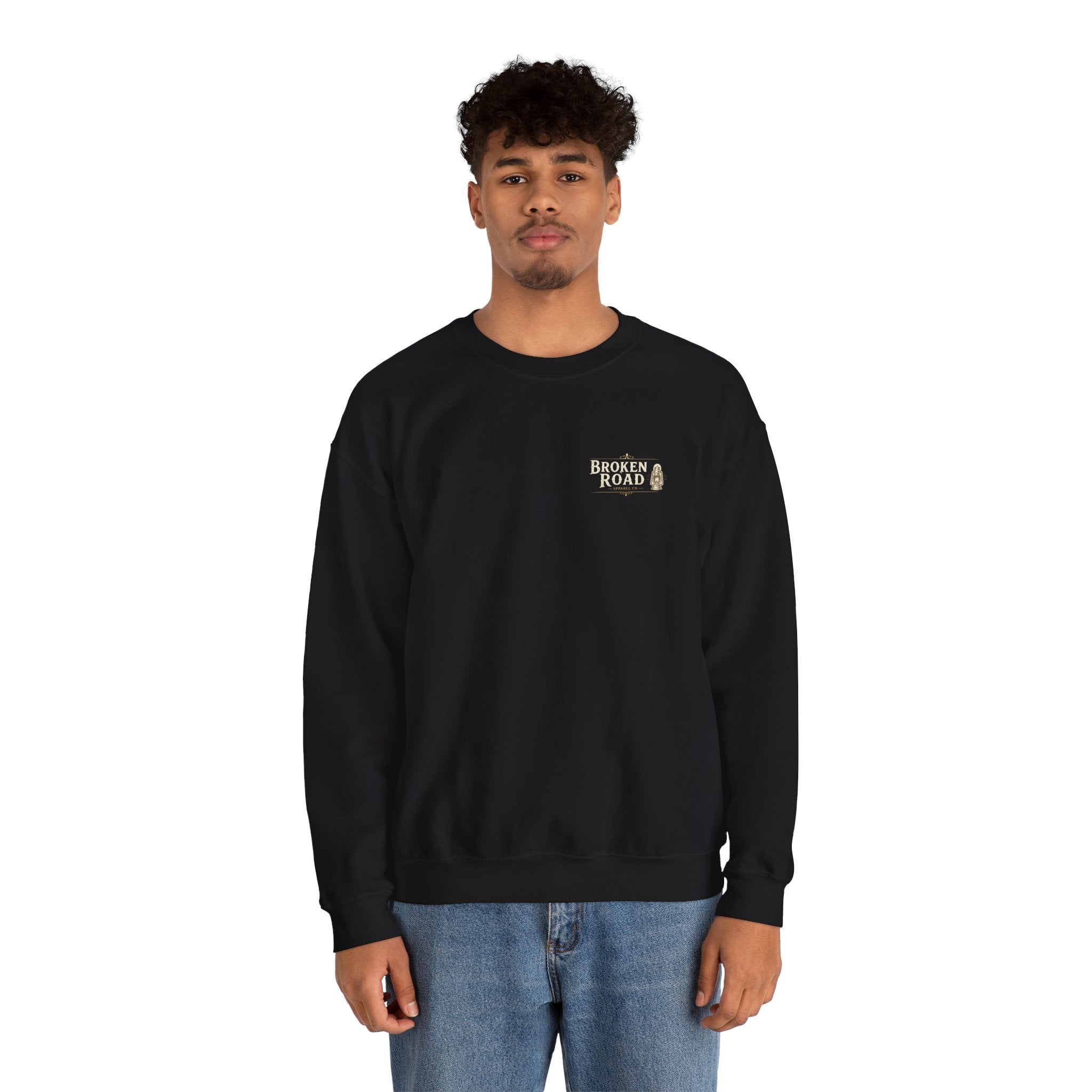Finally Home™ | Heavy Blend Crewneck Sweatshirt | Broken Road Apparel Co.
