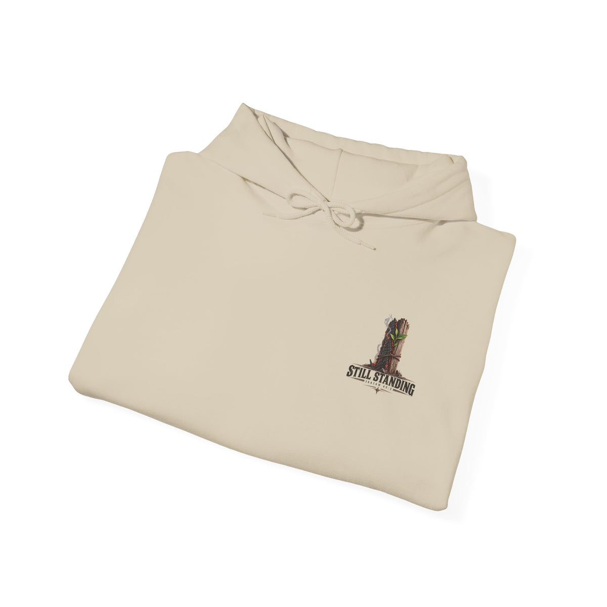 The Fire Didn't Take Me™ - The Narrow Road Collection | Heavy Blend Hoodie | Broken Road Apparel Co.