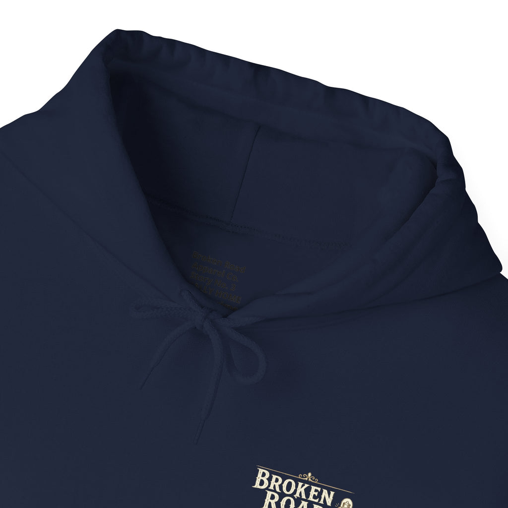 Finally Home™ | Heavy Blend Hoodie | Broken Road Apparel Co.